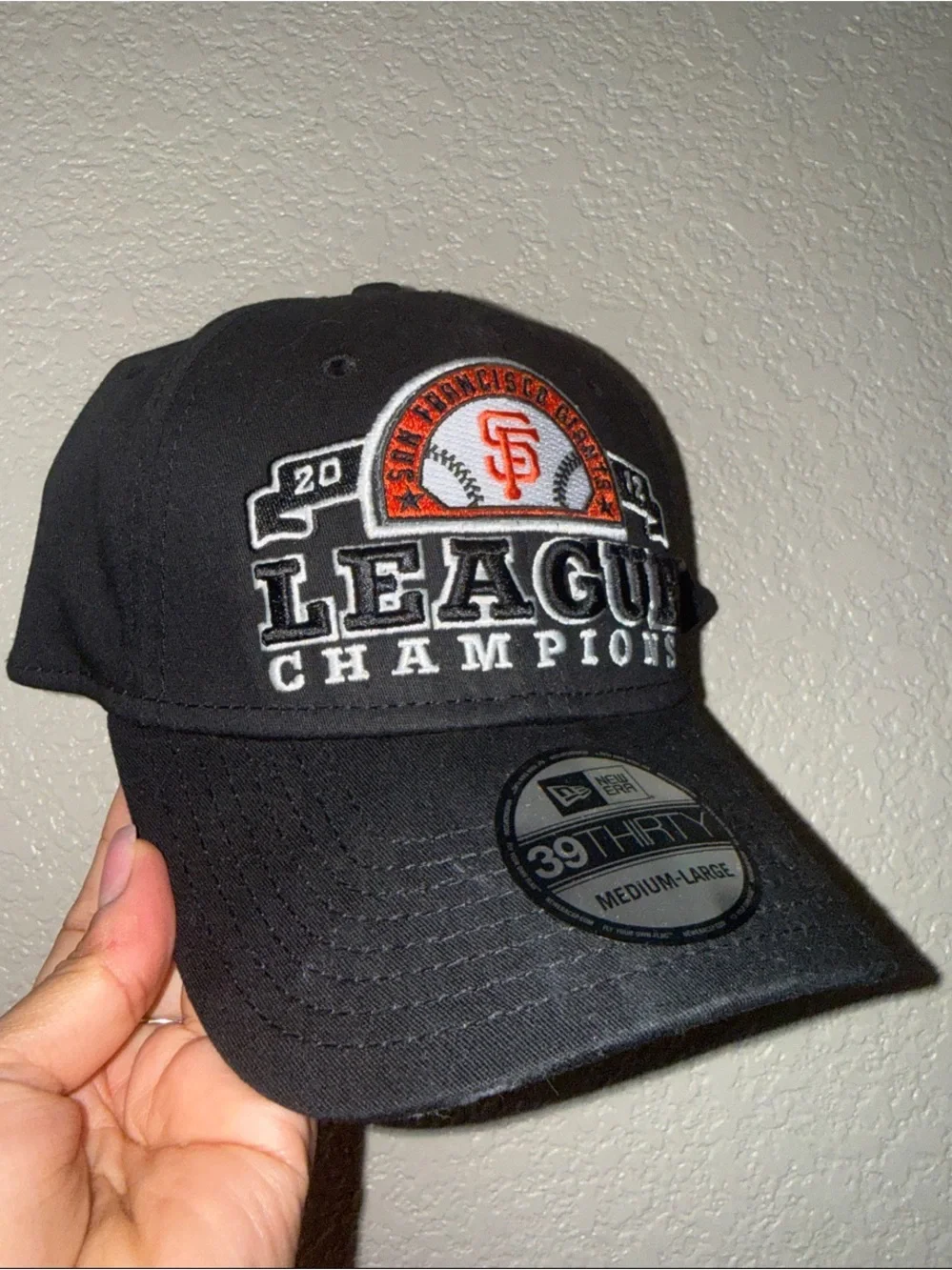 New Era Black and Orange San Francisco League Champions Hat